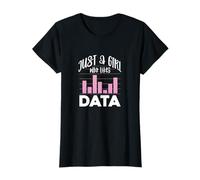 Data Analyst Just A Girl Who Likes Data T-Shirt