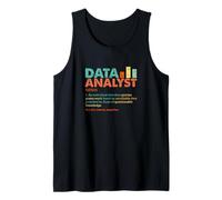 Data Analyst Noun Precise Guess Work Unreliable Data Tank Top