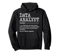 Data Analyst Noun Precise Guess Work Wizard Joke Pullover Hoodie