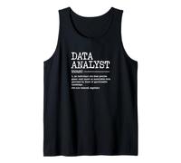 Data Analyst Noun Precise Guess Work Wizard Joke Tank Top