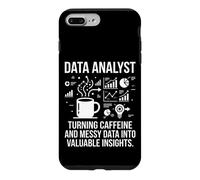 Data Analyst Turning Caffeine into Insights Chart Graphic Case for iPhone 7 Plus/8 Plus