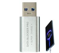 Data Blocker, Aluminum Alloy Housing - for Secure Charging Without Transfer | Compact, Stable, 4.17 Cm, Protects Against Datai Theft in the Office, at Home, or on Thee Go