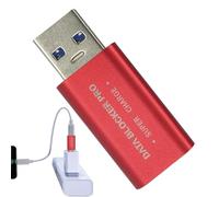 Data Blocker,Aluminum Alloy Shell USB Data Blocker | Fast Charging Adapter Protector Safe Long-Lasting Design for Device Public PC Tablet Phone