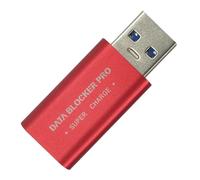 Data Blocker | Aluminum Alloy Shell USB Data Blocker | Stable Protector Adapter Fast Charging for Phone Tablet Work PC Devices Daily