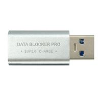 Data Blocker | Aluminum Alloy Shell USB Data Blocker | Stable Protector Adapter Fast Charging for Phone Tablet Work PC Devices Daily