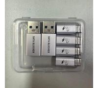 Data Blocker, USB A & USB C Data Blocker for iphone15 16 and Any USB C Mobile Phone Charge, Protect Against Juice Jacking, Refuse Hacking, Data Blocker Only Charging (8 Pack Silver(AA*4+AC*2+CC*2))