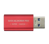 Data Blocker, USB Adapter, Aluminum Alloy Shield, Fast Charging Support, Stable Protector for Phone, PC, Laptop, Public Charging Ports, Travel Safety, Cybersecurity Protection 1.64x0.68x0.29in