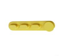 Data Cable Buckle Clips 2pcs Desktop Organizer for Efficient Cable Management, Cable Holder for USB and Charging Cables (Yellow)