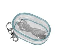 Data Cable Case - Travel Data Cable Case, Mobile Phone Charger Organizer - Transparent Portable Earphone Storage Box, Charger Organizer for cel, blue, riferimento alla descrizione, Please refer