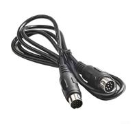 Data Cable for ICOM Radio, 1.5m DIN Connector, for supports Link Power and Signal Transmission, Compatible with IC-703 706 718(DIN13-DIN8)