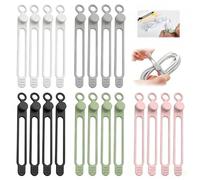 Data Cable Organizer, 2025 New Silicone Cable Ties Reusable Cable Management Organizer for Bundling and Fastening Cable Cords Wires