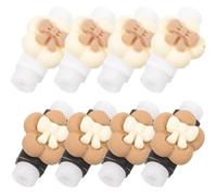 Data Cable Protector Cartoon Flower Bowknot 8pcs for Charging Leads