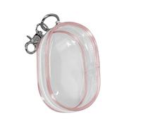 Data Cable Storage Bag - Transparent Storage Pouch | Mobile Phone Charger Storage Organizer, Compact Clear Cable Storage Bag for Travel, Pink, Refer to description, Unisex