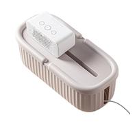 Data Cable Storage Box, Wire Storage Case, Cord Management Box 33x11.7x15cm/12.99x4.61x5.91 Inches Neat Modern Appearance/Tidy Up Cables Instantly For Daily Home Desk Living Room