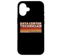 Data Center Technician Retro Sunrise Case for iPhone 16