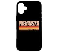 Data Center Technician Retro Sunrise Case for iPhone 16 Plus