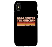Data Center Technician Retro Sunrise Case for iPhone X/XS