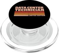 Data Center Technician Retro Sunrise PopSockets PopGrip for MagSafe