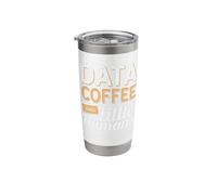 Data Coffee and Little Humans Stainless Steel Insulated Tumbler