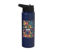Data Coffee and Little Humans Stainless Steel Insulated Water Bottle