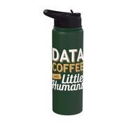 Data Coffee and Little Humans Stainless Steel Insulated Water Bottle
