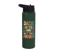 Data Coffee and Little Humans Stainless Steel Insulated Water Bottle