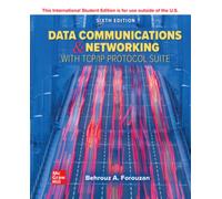 Data Communications and Networking with TCP/IP Protocol Suite ISE