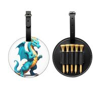 Data Dragon Firewall Black Golf tee Storage Bag - Easy to Carry Around and More efficient in Playing Golf