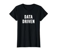 Data Driven Value Graphic T-Shirt, Women, Black, M