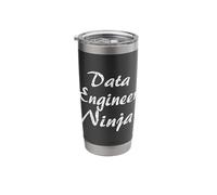 Data Engineer Tshirt Job Occupation Funny Work Title Stainless Steel Insulated Tumbler
