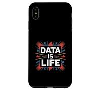 Data is Life Charts and Graphs Design for Analysts Case for iPhone XS Max