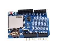 Data Logging Module, Data Logger with Memory Card Interface, RTC, 3.3v Regulator, 7x5.4cm - Reliable Timekeeping, Safe Memory Card Use, Ideal for Projects and Prototyping