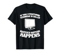 Data Modeling Infrastructure - Design Database Architect T-Shirt