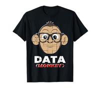 Data Monkey Data Evaluator Code Programmer T-Shirt