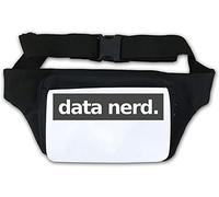 Data Nerd Statistics Math Logo Waist Bag Fanny Pack White