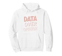 Data Over Opinion Binary Code Design Pullover Hoodie