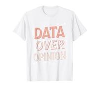 Data Over Opinion Binary Code Design T-Shirt
