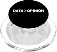 Data Over Opinion Statistics Analysis Science Enthusiasts PopSockets PopGrip for MagSafe