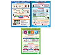 Data Posters - Set of 3 | ICT Posters | Gloss Paper measuring 850mm x 594mm (A1) | Computing Charts for the Classroom | Education Charts by Daydream Education