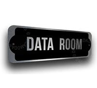 Data Room Sign, Signs for Business, Data Room Signs, Business Sign, Data Room, Door Signs, Silver Finish, 9 x 3 inches