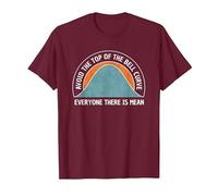 Data Science Datum Engineer - Bell Curve Data Scientist T-Shirt, Men, Burgundy, Medium