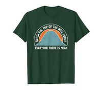 Data Science Datum Engineer - Bell Curve Data Scientist T-Shirt, Men, Dark Green, Small