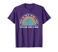 Data Science Datum Engineer - Bell Curve Data Scientist T-Shirt, Men, Purple, Large