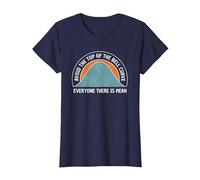 Data Science Datum Engineer - Bell Curve Data Scientist T-Shirt, Women, Navy Blue, Large