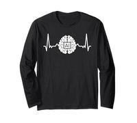 Data Science Heartbeat Machine Learning AI Data Engineer Long Sleeve T-Shirt
