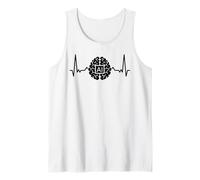 Data Science Heartbeat Machine Learning AI Data Engineer Tank Top