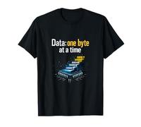 Data Science Numbers Data One Byte at A Time T-Shirt