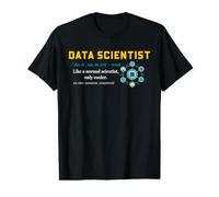 Data Scientist Definition Statistics Analytics Career Humor Value Graphic T-Shirt