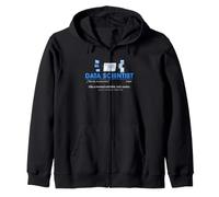 Data Scientist Definition Statistics Analytics Career Humor Zip Hoodie
