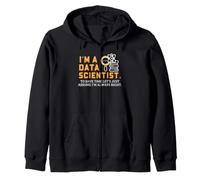 Data Scientist Humor Always Right Funny Statistics Zip Hoodie